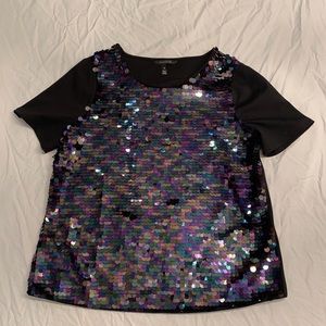 Long Tall Sally Mermaid Sequin Top